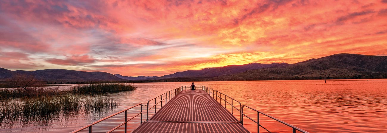 Sunrise at Otay Lake