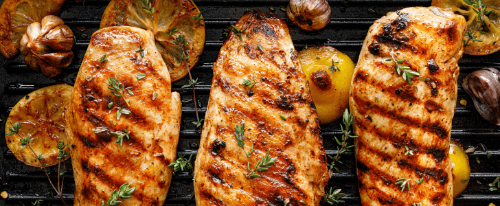 Grilled lemon chicken