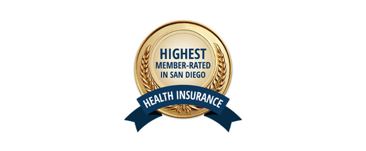 Highest Member Rated health insurance in San Diego