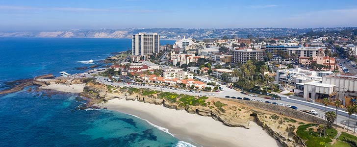 La Jolla shores in San Diego, California