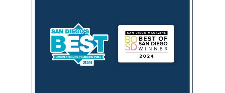 Union Tribune Best of San Diego and San Diego Magazine Best of San Diego logos