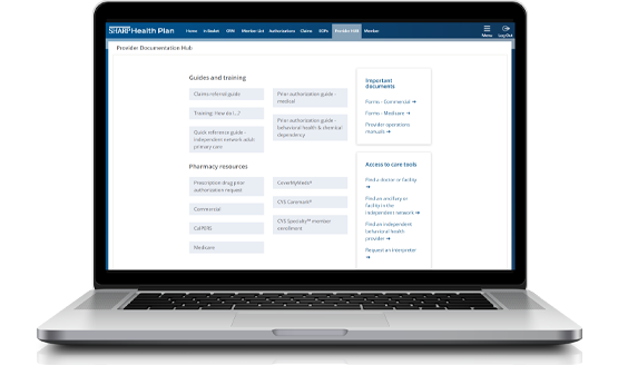 Sharp Health Plan Provider HUB